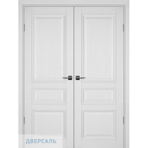 Двустворчатая дверь ПСУ-40 белое дерево ПГ