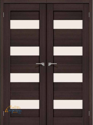 Двустворчатая дверь Браво-23 wenge melinga