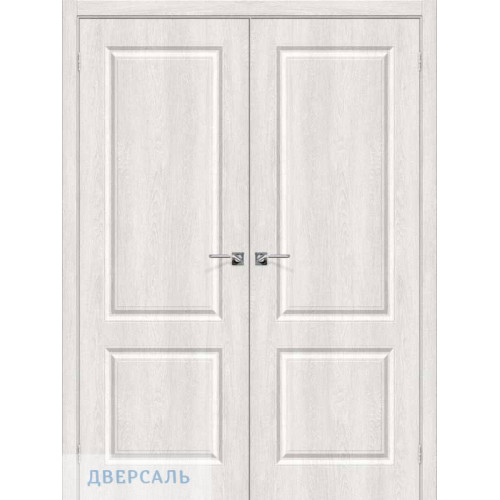 Двустворчатая дверь Скинни-12 сasablanca