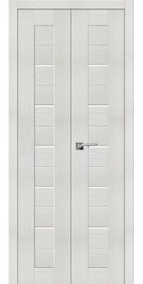 Узкая распашная дверь ПОРТА-22 bianco veralinga
