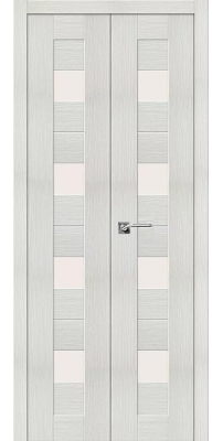 Узкая распашная дверь ПОРТА-23 bianco veralinga