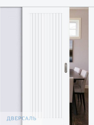 Раздвижная дверь Браво-40 white silk