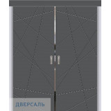 Двойная раздвижная дверь Граффити-5.Д.П stormy silk