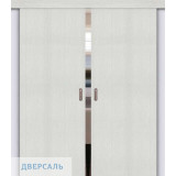 Двойная раздвижная дверь Браво-0 bianco melinga