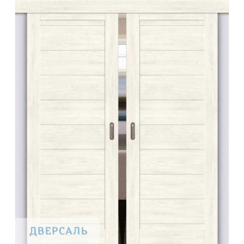 Двойная раздвижная дверь Браво-21 nordic oak