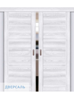 Двойная раздвижная дверь Браво-21 riviera ice