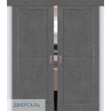 Двойная раздвижная дверь Браво-21 slate art