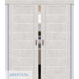 Двойная раздвижная дверь Браво-22 look art/magic fog