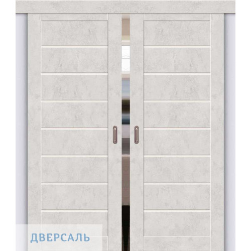 Двойная раздвижная дверь Браво-22 look art/magic fog