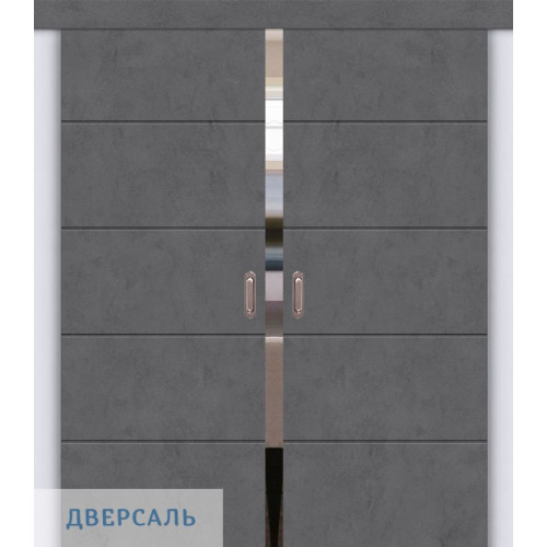 Двойная раздвижная дверь Граффити-1.Д slate art