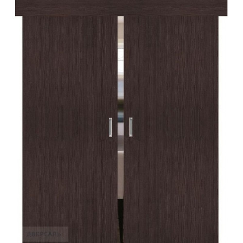 Двойная раздвижная дверь ТРЕНД-0 wenge veralinga