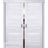 Двойная раздвижная дверь ПСК-2 ривьера айс ст. Лакобель