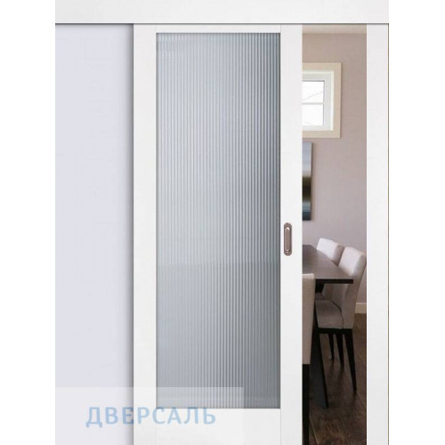 Раздвижная дверь ПСЦ-55 зефир ст. Moru Optiwhite