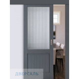 Раздвижная дверь ПСЦ-57 графит ст. Moru Optiwhite