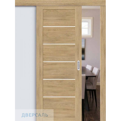 Раздвижная дверь Легно-22 organic oak/magic fog