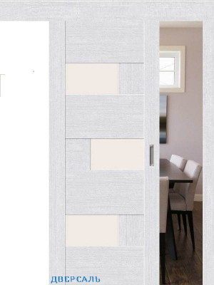 Раздвижная дверь ЛЕГНО-39 milk oak ПO