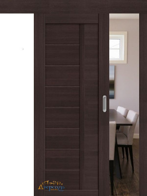 Раздвижная дверь ПОРТА-26 wenge veralinga