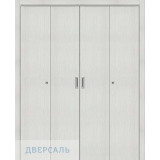 Двойная складная дверь Браво 0 bianco melinga