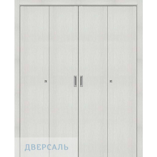 Двойная складная дверь Браво 0 bianco melinga