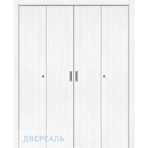 Двойная складная дверь Браво 0 snow melinga
