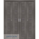 Двойная складная дверь Браво 21 grey melinga