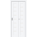Складная дверь Браво 22 white silk