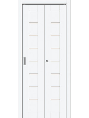 Складная дверь Браво 22 white silk