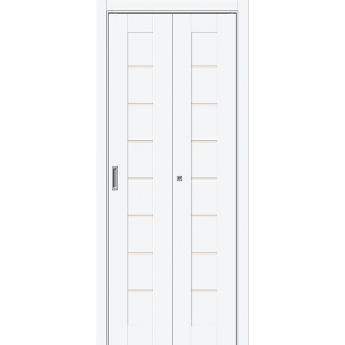 Складная дверь Браво 22 white silk