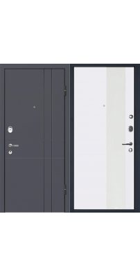 Входная дверь М16  Profildoors 5E аляска\белый лак