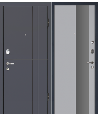 Входная дверь М16  Profildoors 5E манхеттен\серебро мат. лак